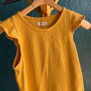 Mustard madewell blouse